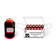 PROFESSIONAL NYLON BONDED WEAVING THREAD BLACK
