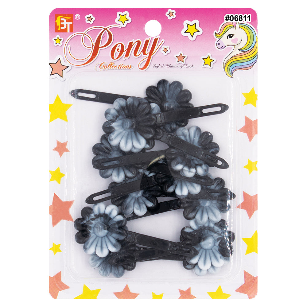 BARRETTES TWO TONE COLOR DAISY