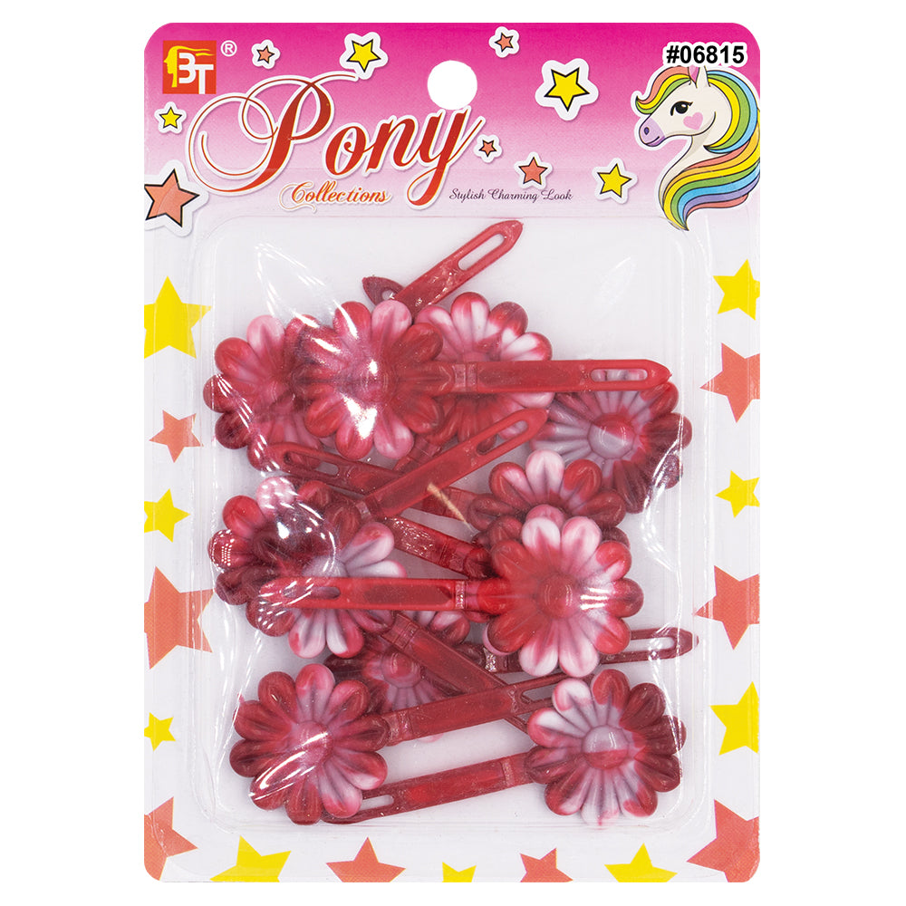 BARRETTES TWO TONE COLOR DAISY