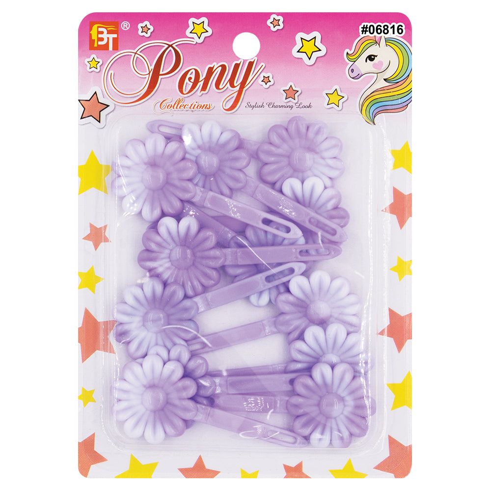 BARRETTES TWO TONE COLOR DAISY