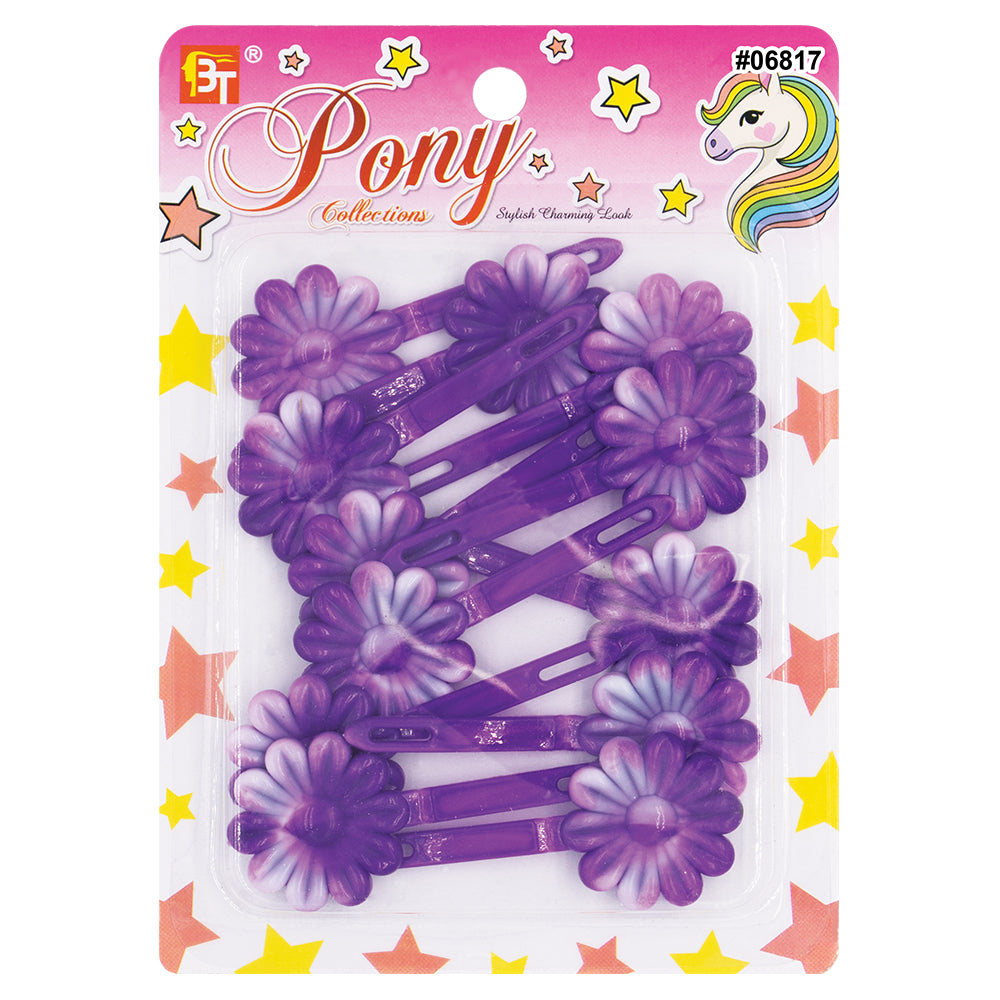 BARRETTES TWO TONE COLOR DAISY