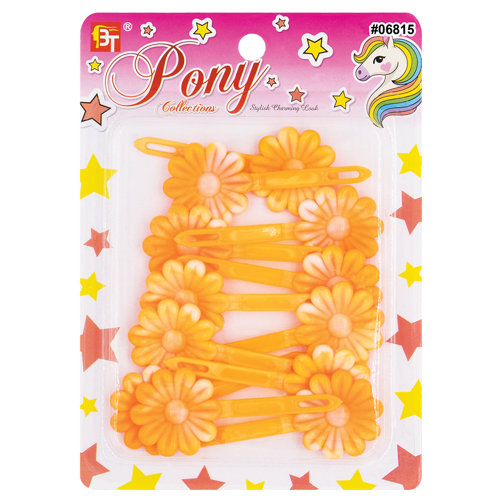 BARRETTES TWO TONE COLOR DAISY