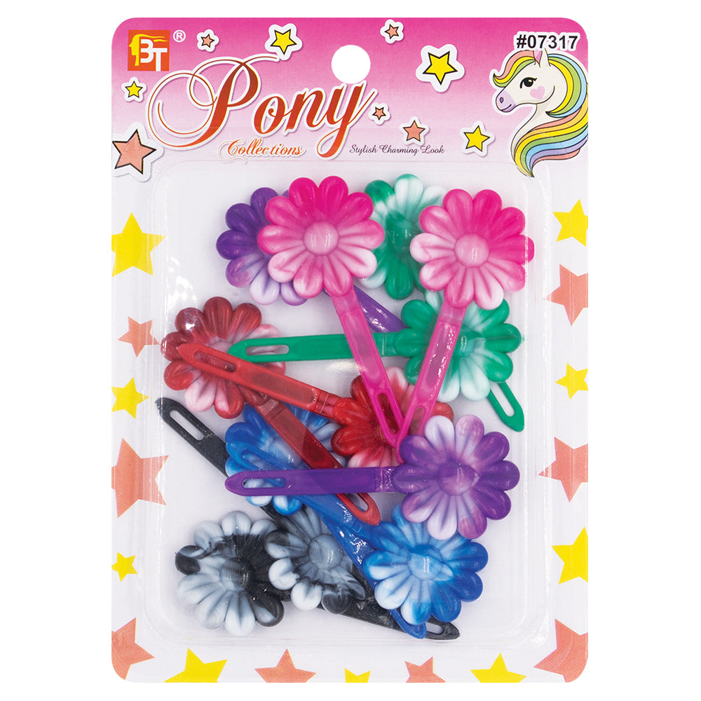 BARRETTES TWO TONE COLOR DAISY