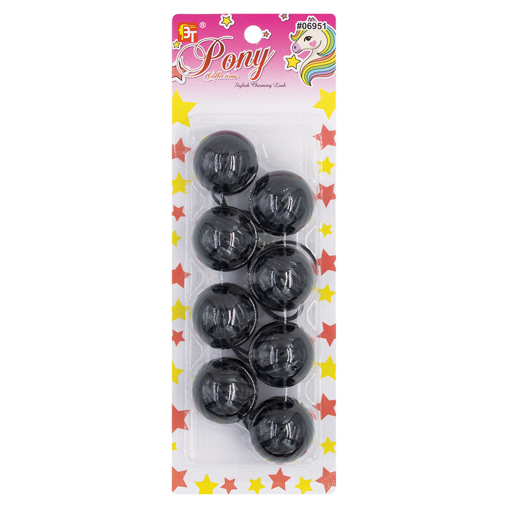 4PCS PONYTAIL HOLDERS 40MM