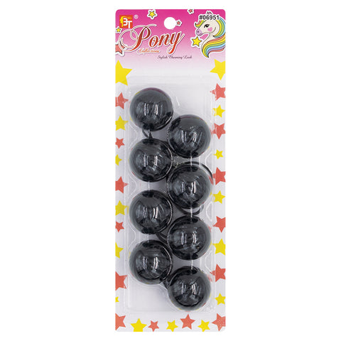 4PCS PONYTAIL HOLDERS 40MM