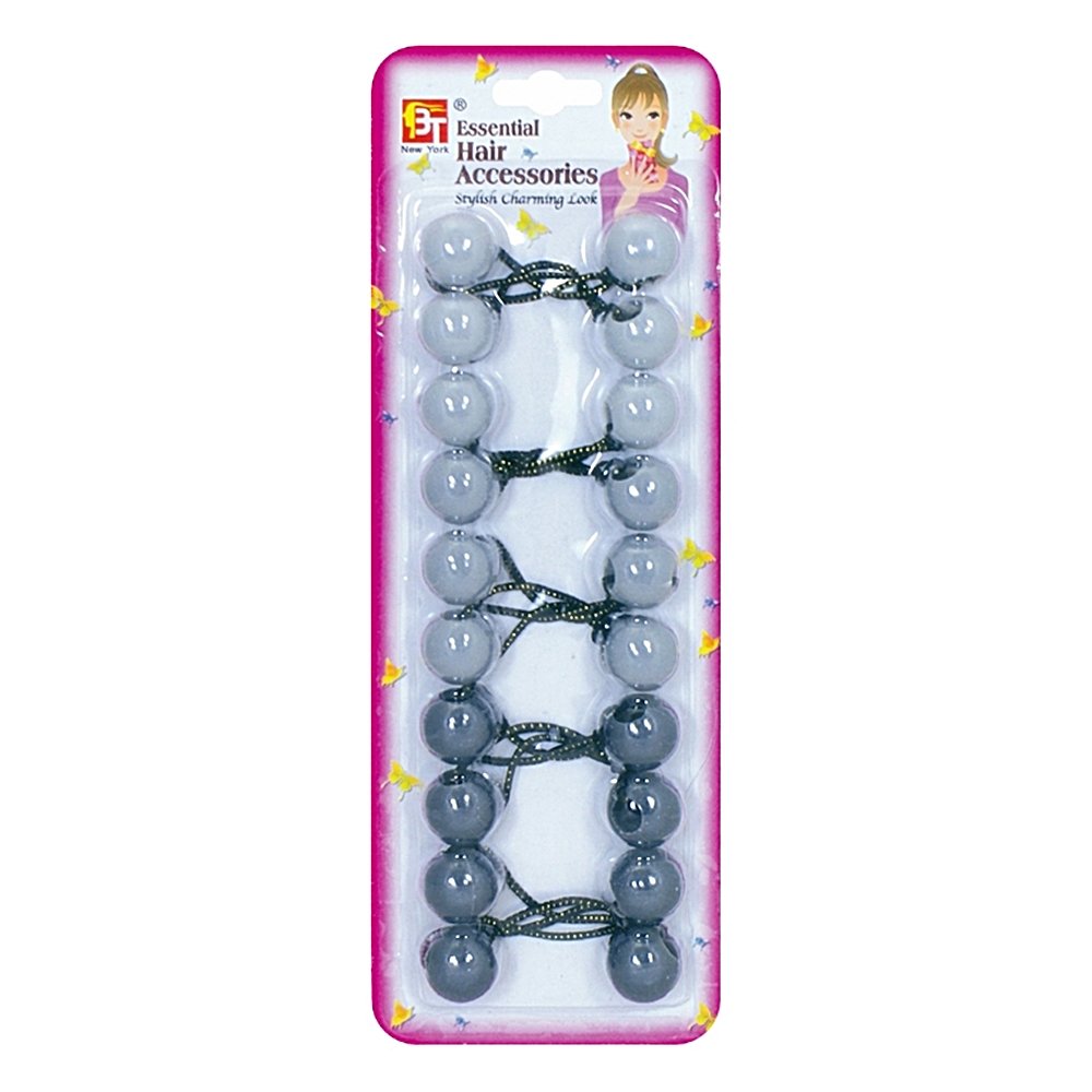 10PCS PONYTAIL HOLDERS 20MM