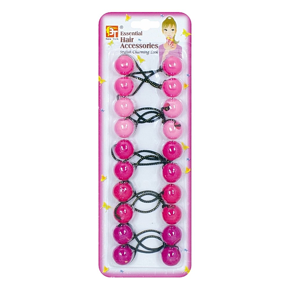 10PCS PONYTAIL HOLDERS 20MM