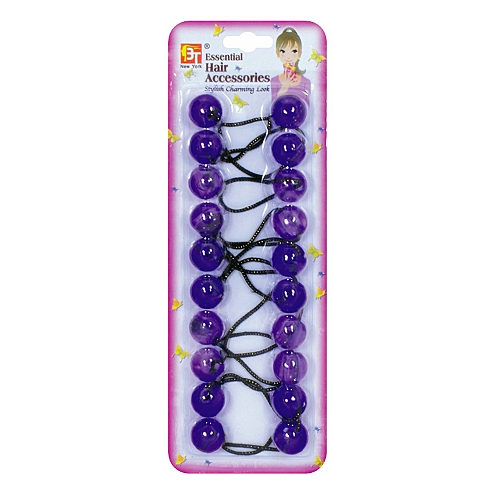 8PCS PONYTAIL HOLDERS 20MM