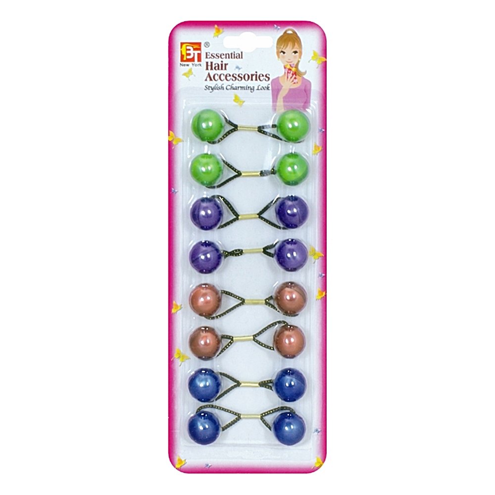 8PCS PONYTAIL HOLDERS 20MM