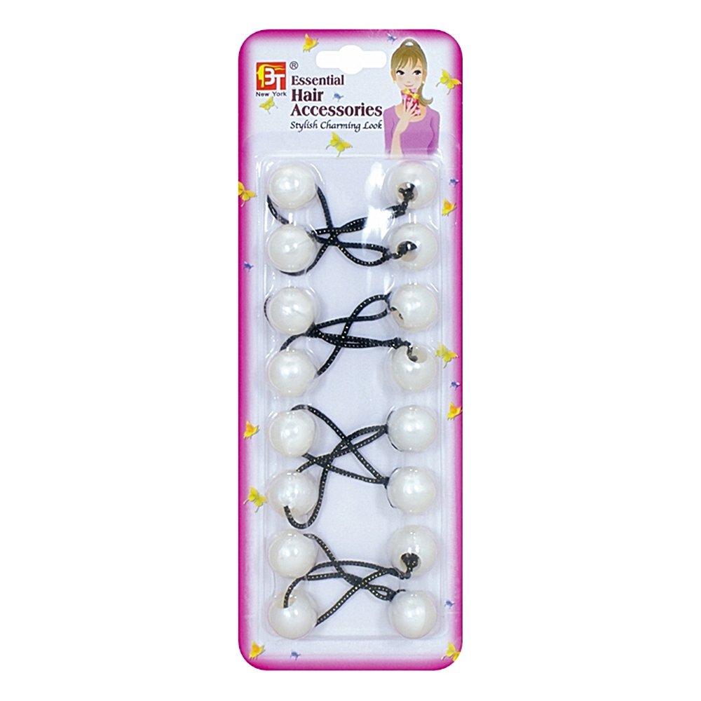 8PCS PONYTAIL HOLDERS 20MM