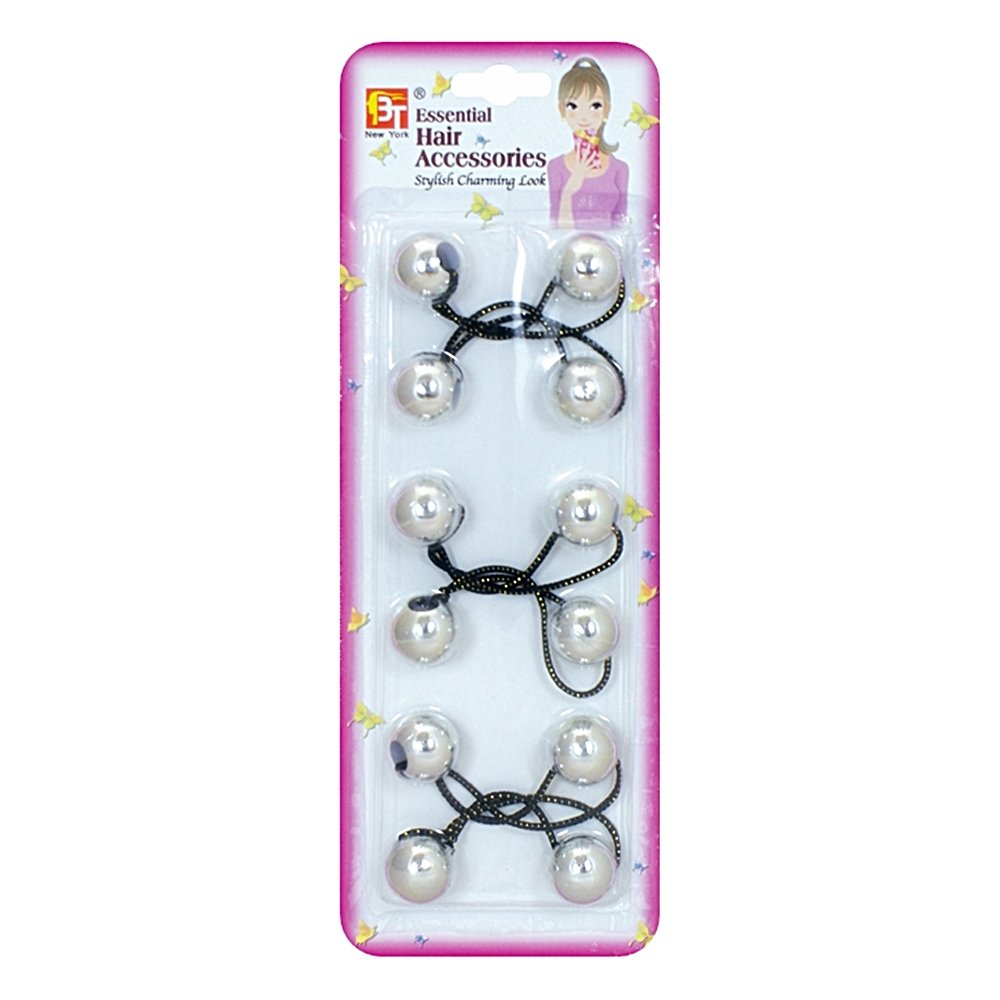 8PCS PONYTAIL HOLDERS 20MM