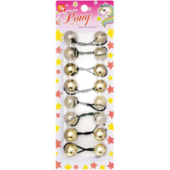 8PCS GALACTIC PONYTAIL HOLDERS 20MM