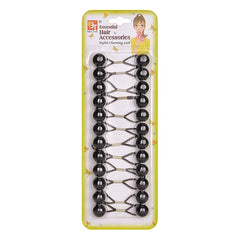 12PCS PONYTAIL HOLDERS 16MM