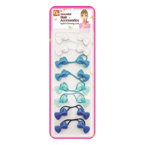8PCS PONYTAIL HOLDERS BABY BOW