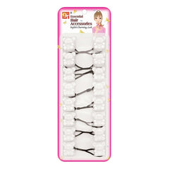 8PCS PONYTAIL HOLDERS TEDDY BEAR