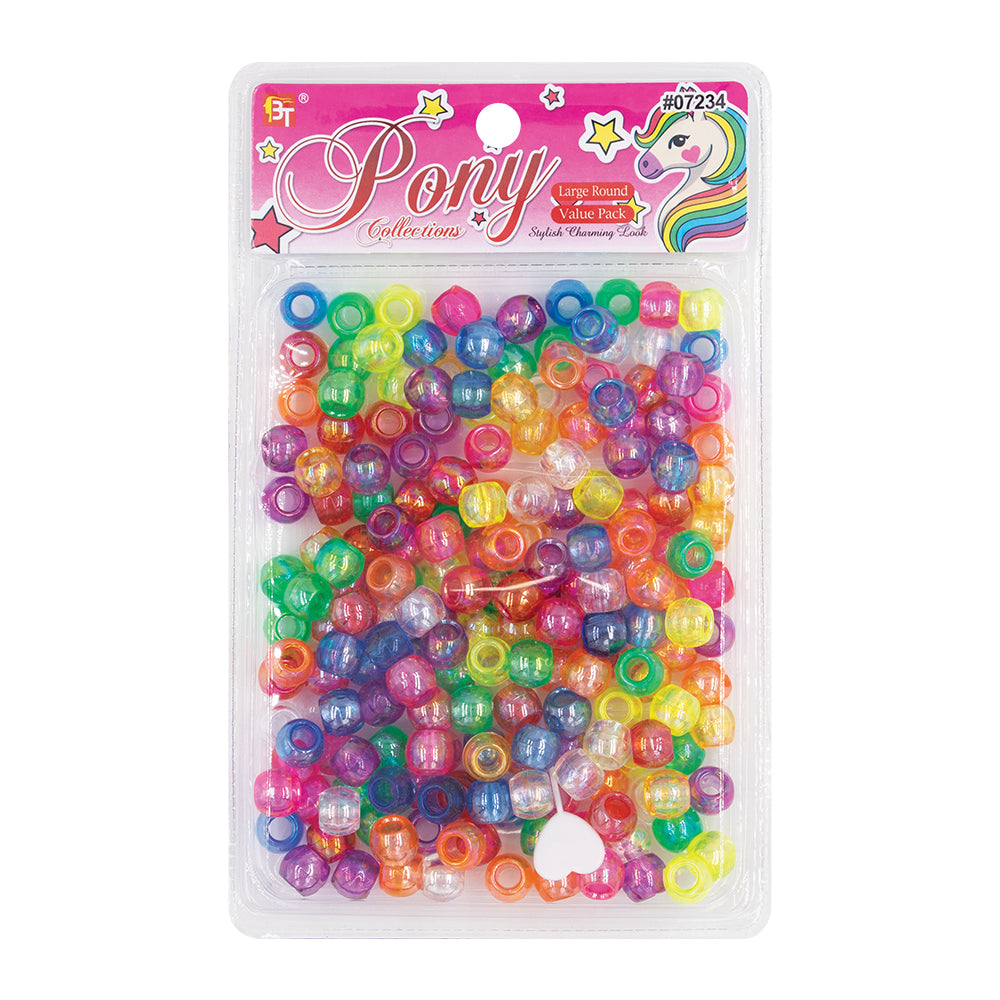 LARGE 5MM ROUND BEADS VALUE PACK
