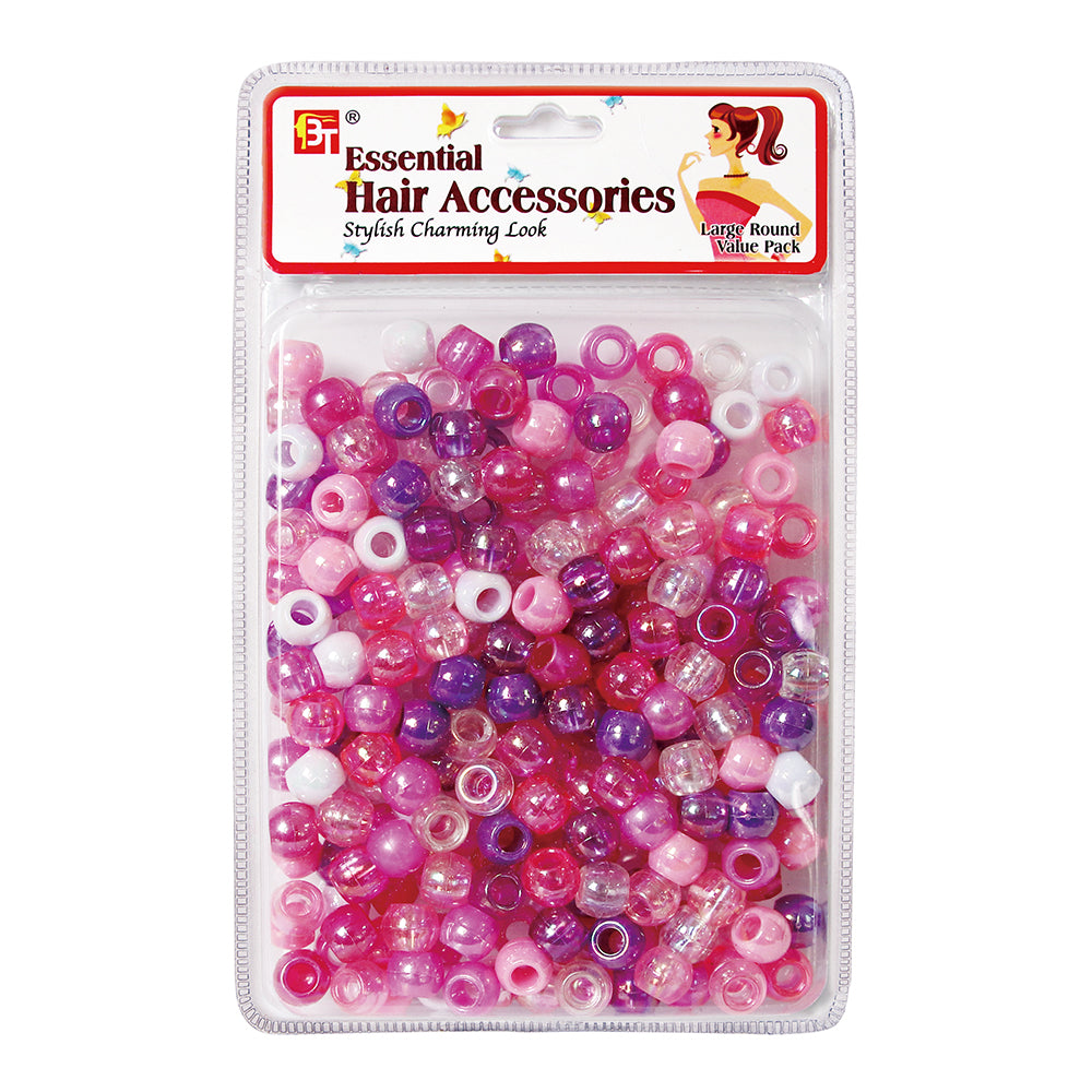 LARGE 5MM ROUND BEADS VALUE PACK