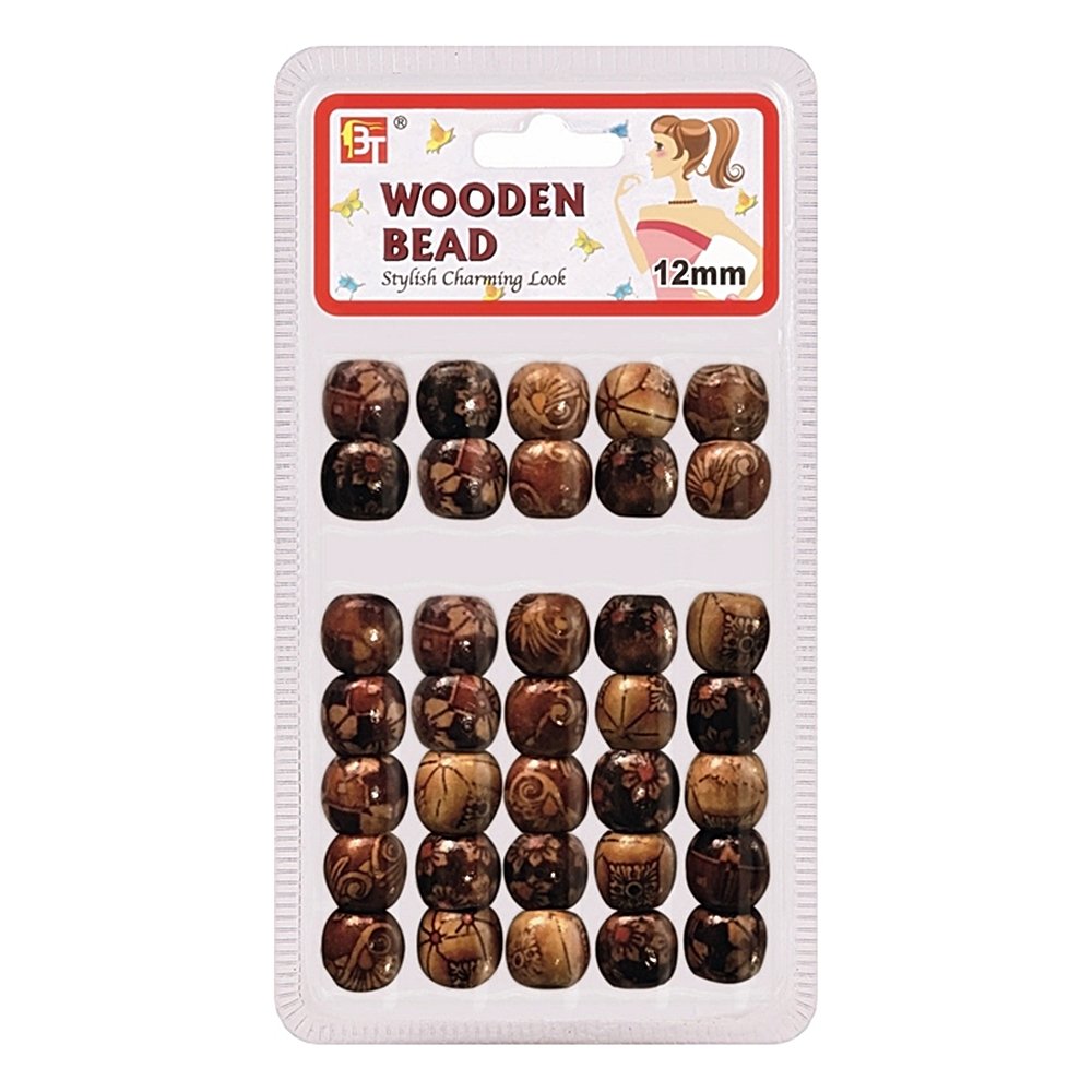 WOODEN BEAD 12MM