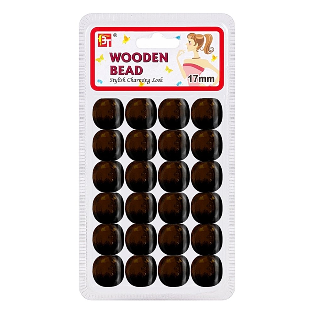 WOODEN BEAD 17MM