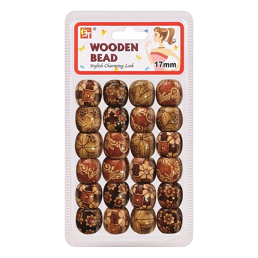 WOODEN BEAD 17MM