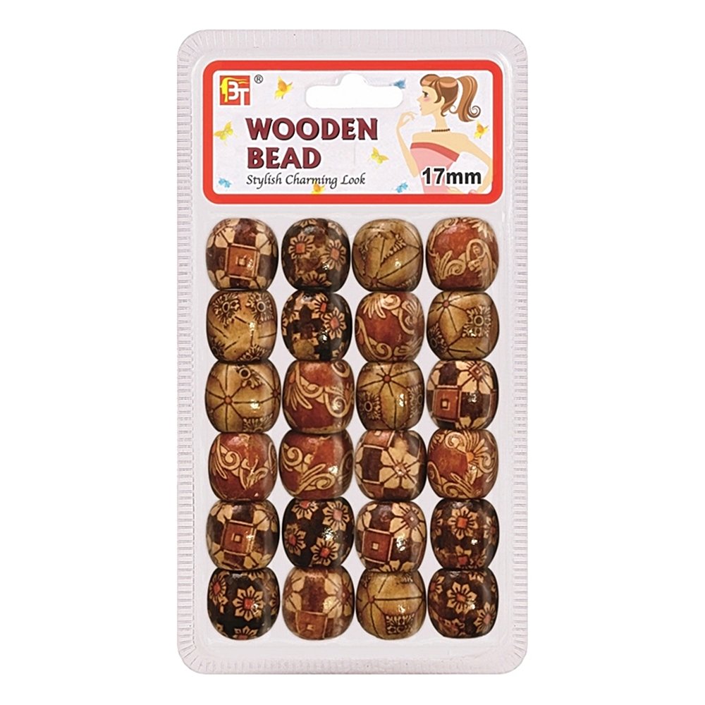 WOODEN BEAD 17MM