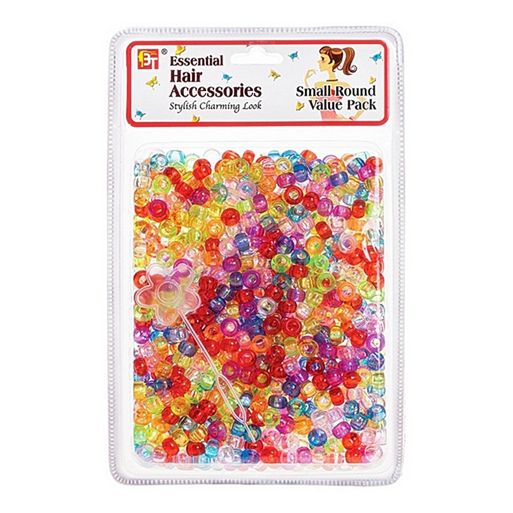 SMALL 4MM ROUND BEADS VALUE PACK