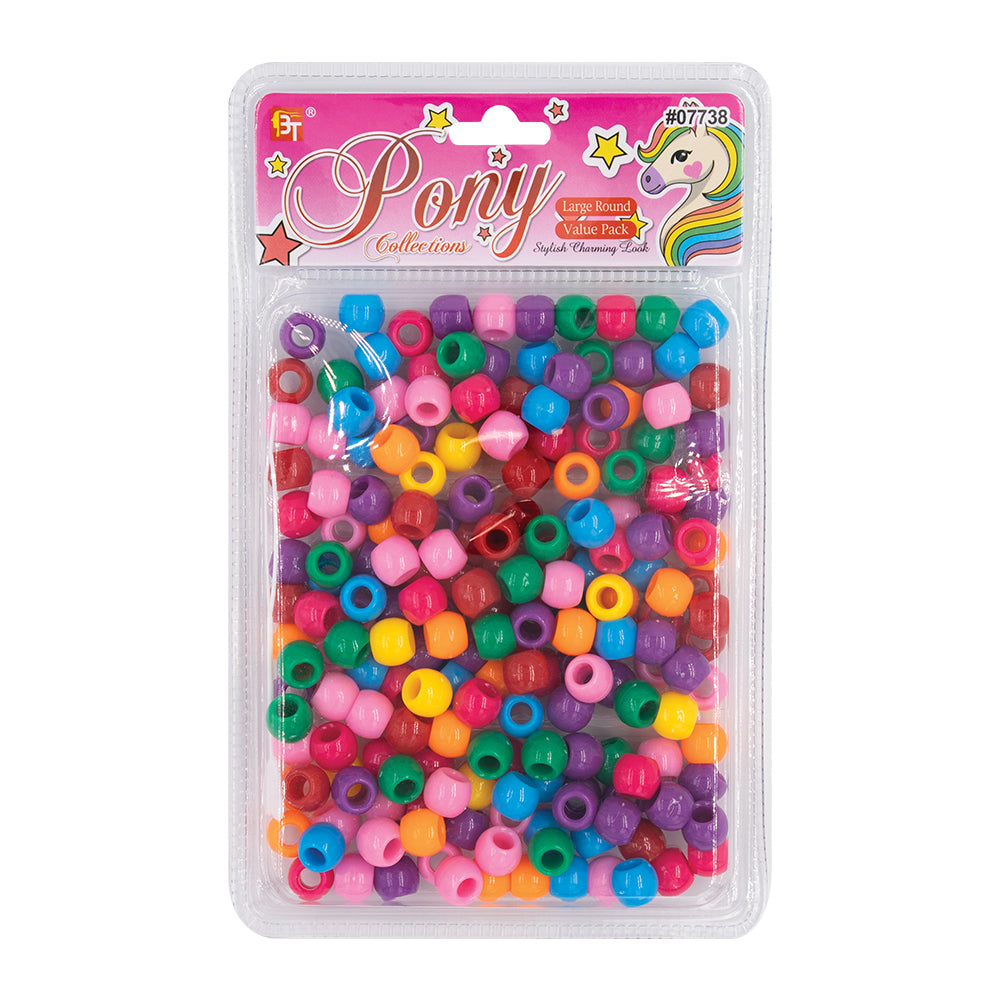 LARGE 5MM ROUND BEADS VALUE PACK
