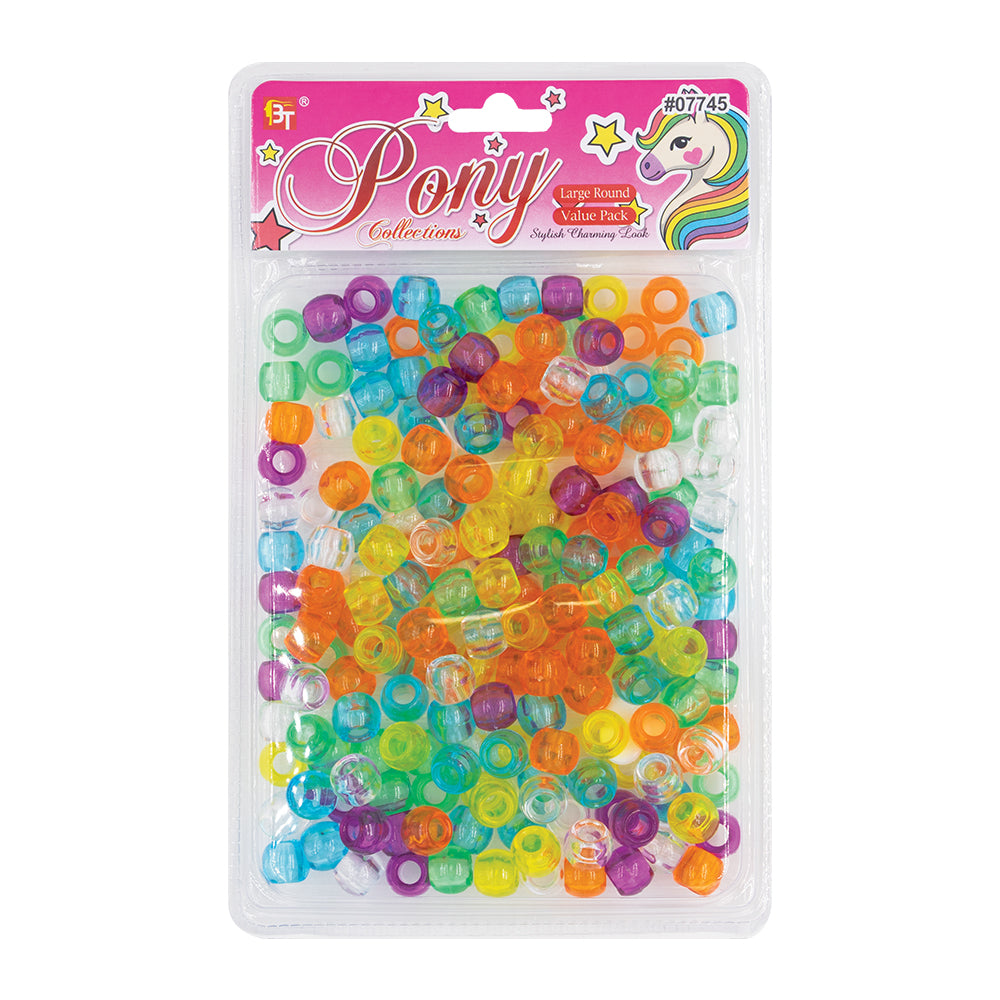 LARGE 5MM ROUND BEADS VALUE PACK