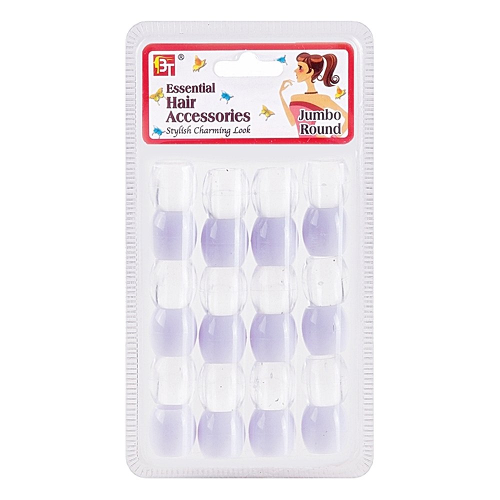 JUMBO 9mm HOLE ROUND BEADS 24PCS
