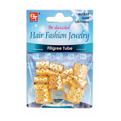 FILIGREE TUBE JUMBO 12mmX10mm 10PCS