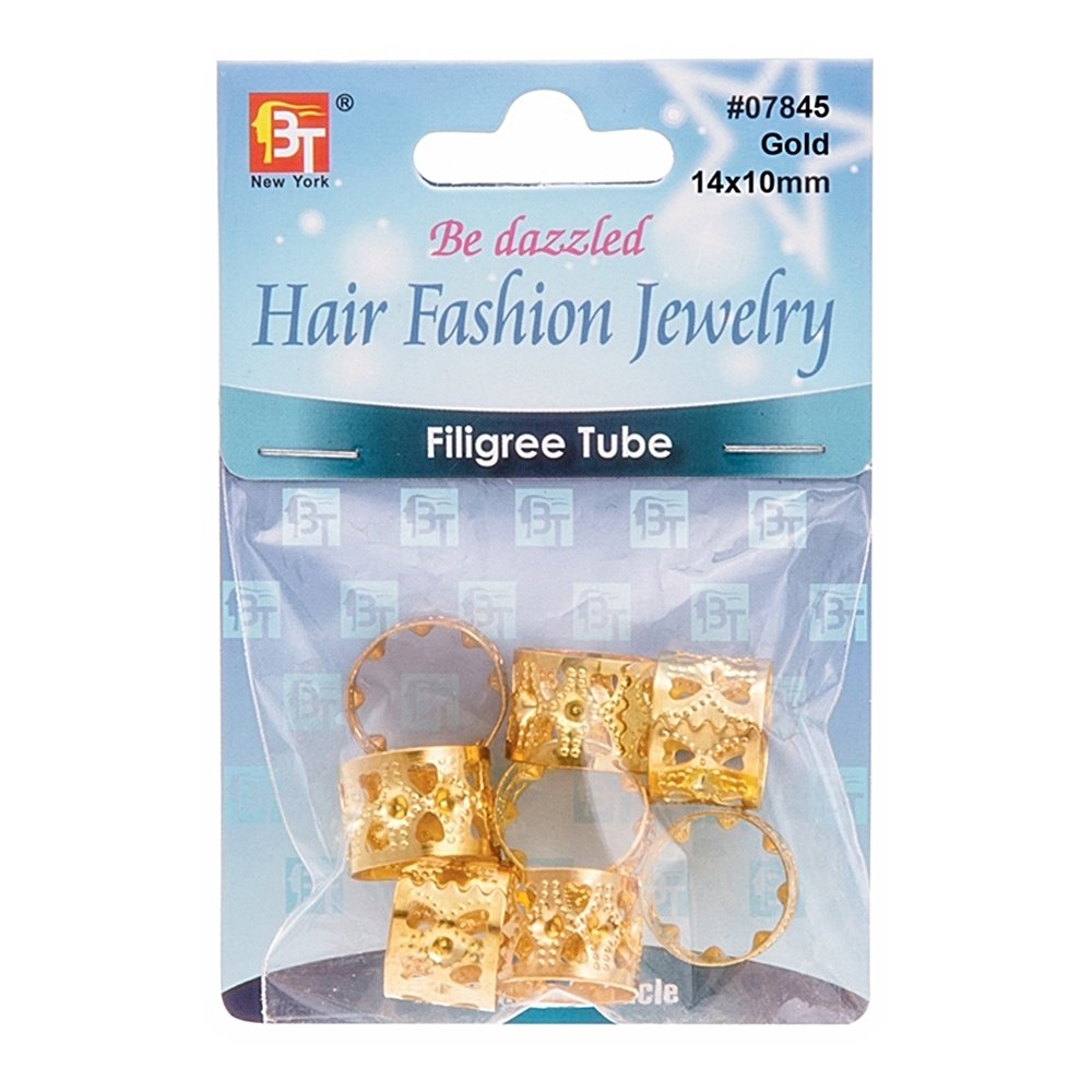 FILIGREE TUBE JUMBO 14mmX10mm 8PCS