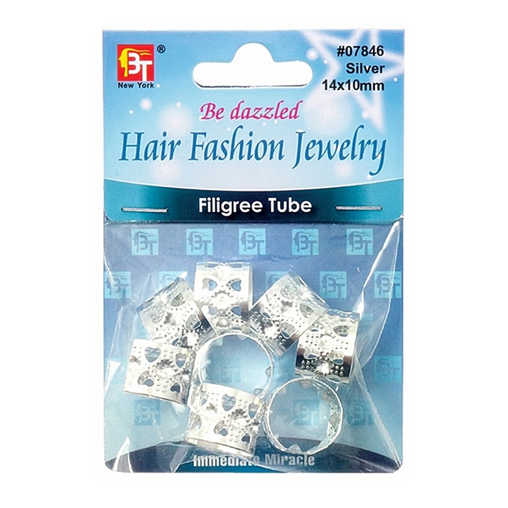 FILIGREE TUBE JUMBO 14mmX10mm 8PCS