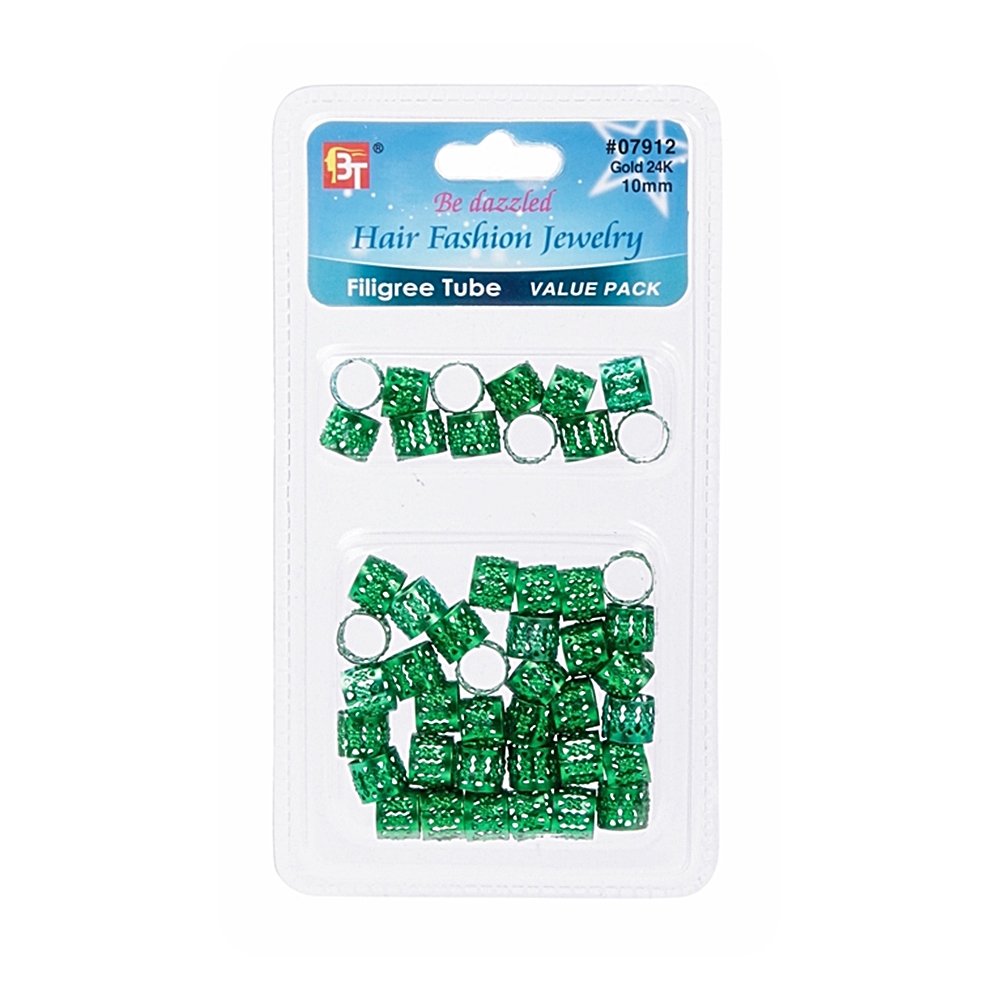 FILIGREE TUBE 10mm X 8mm VALUE PACK (50pcs)