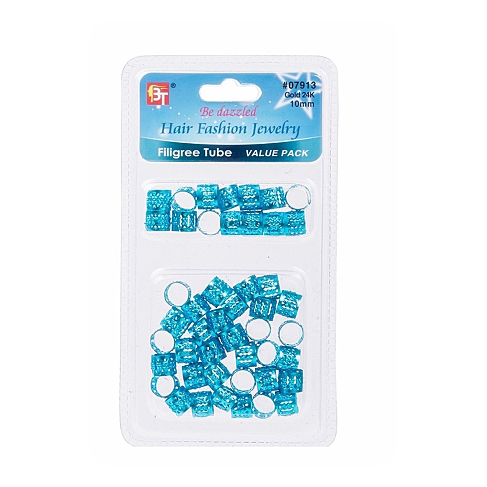 FILIGREE TUBE 10mm X 8mm VALUE PACK (50pcs)