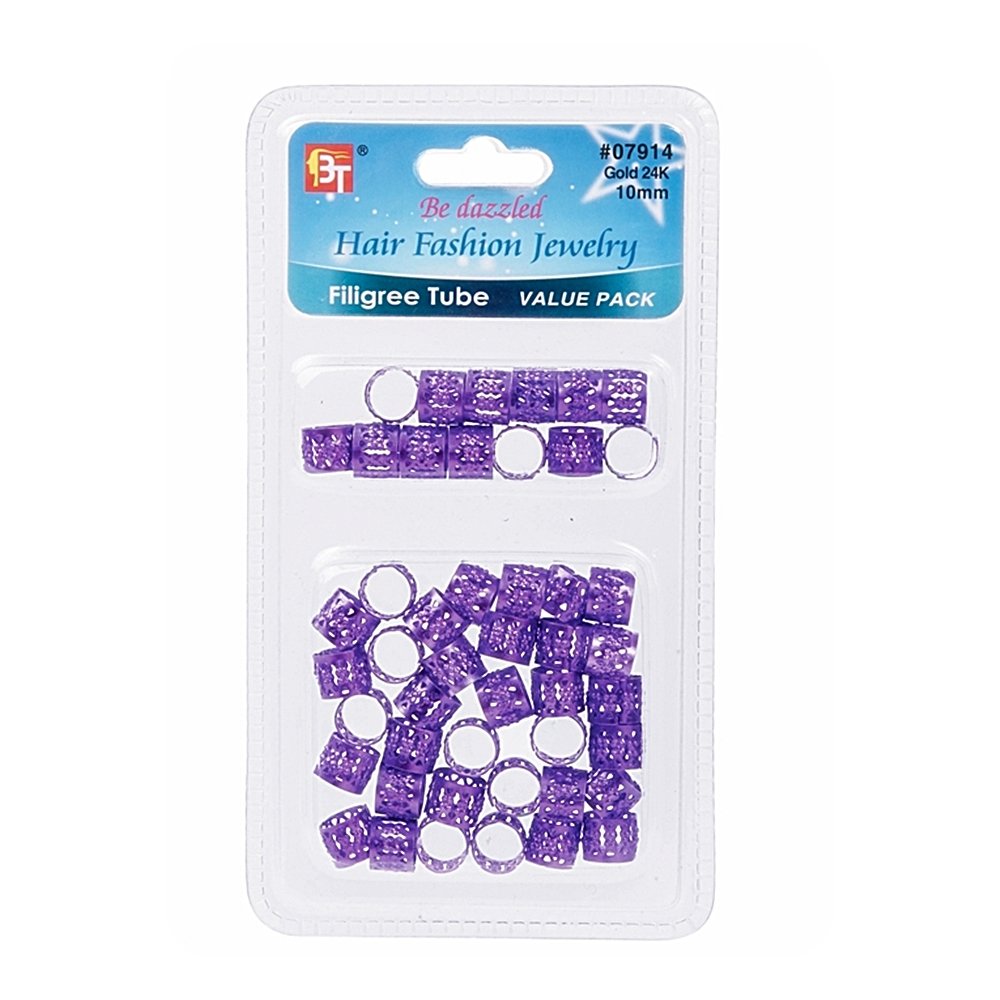 FILIGREE TUBE 10mm X 8mm VALUE PACK (50pcs)