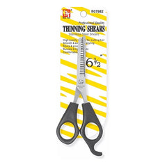 STAINLESS STEEL THINNING SHEAR PLASTIC HANDLE - 6 1-2 INCHES