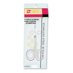 STAINLESS STEEL NOSE & EAR HAIR SAFETY SCISSORS