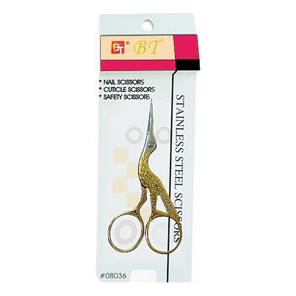 STAINLESS STEEL NAIL SCISSORS 3 1-2 INCHES