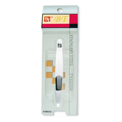 BLACK PEDAL GRIP STRAIGHT TIP TWEEZER