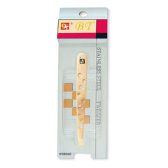 GOLD EYELET SLANT TIP TWEEZER