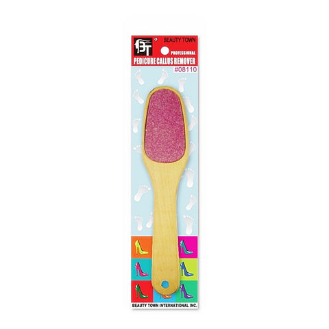 PEDICURE PUMICE STONE WOOD FILE (PADDLE SHAPE)