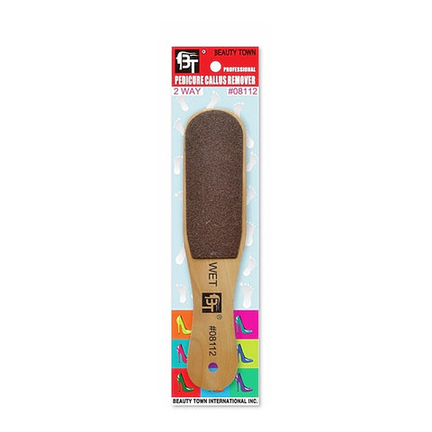 PEDICURE THICK (SUPER WOOD FILE 2WAY (PADDLE SHAPE)