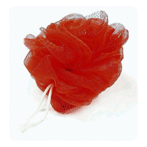 FLOWER MASSAGE POUF - ASSORTED COLORS 12PCS