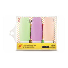 SILICONE TRAVEL BOTTLE WITH BRUSH CLEANER