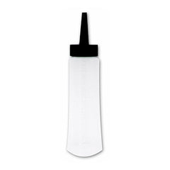 APPLICATION BOTTLE WITH SCALE 8 OZ (BLACK CAP)