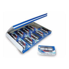 DORCO DOUBLE EDGE RAZOR ST-300 BLADES BLUE (10 PACKS - BOX)