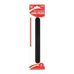 BLACK WOOD NAIL FILES