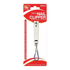 DELUXE NAIL CLIPPER WITH FILE & CHAIN