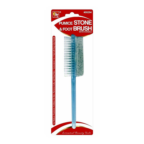 PUMICE STONE & FOOT BRUSH WITH HANDLE