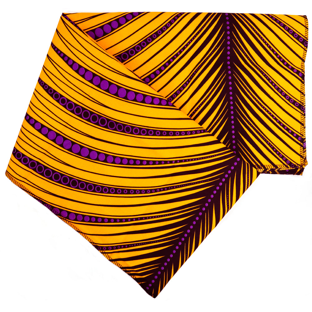 African Pattern Long Scarf (71" X 22")